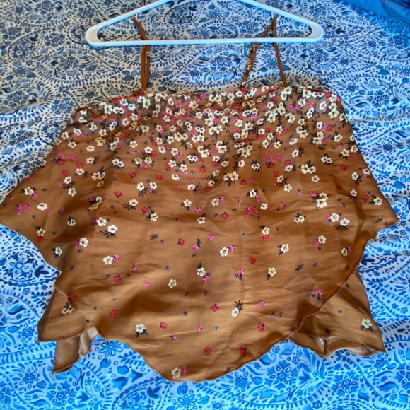 Free People NWT Floral Tank Top - Picture 2 of 2